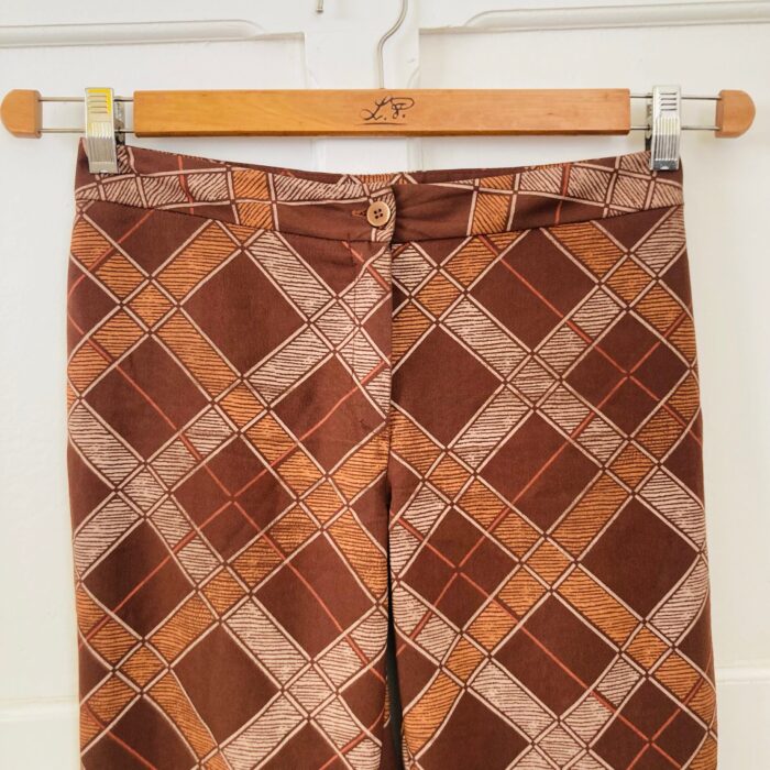 Calça Vintage Xadrez - tam P - Imagem 2