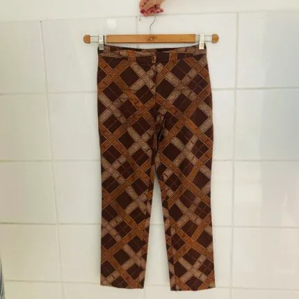 Calça Vintage Xadrez - tam P