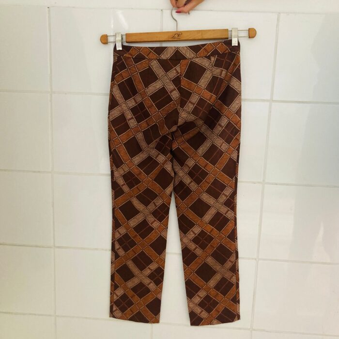 Calça Vintage Xadrez - tam P - Imagem 4