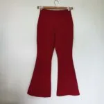 Calça Flare Vermelha - tam M 38 - Imagem 3