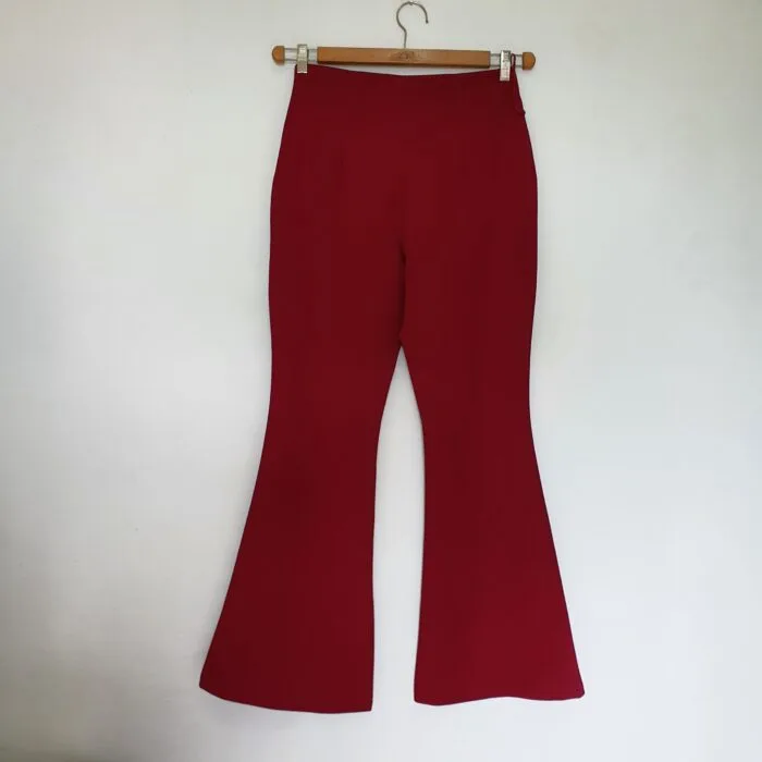 Calça Flare Vermelha - tam M 38 - Imagem 3