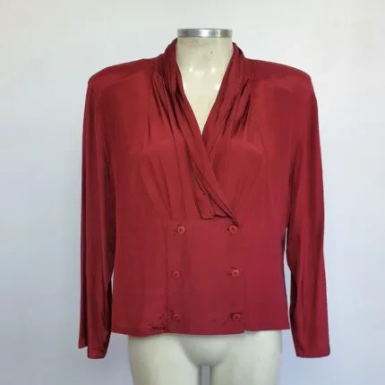 Blusa Vintage Vermelha - tam G