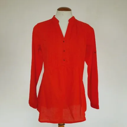 Blusa Alongada Vermelha - tam G