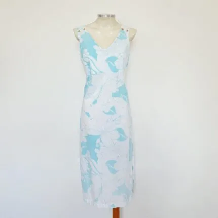 Vestido Algodão Azul - tam M