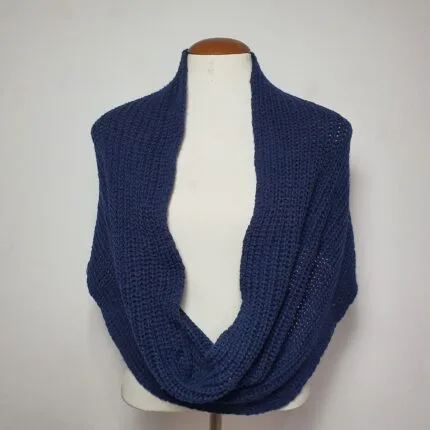 Cachecol fechado em tricot