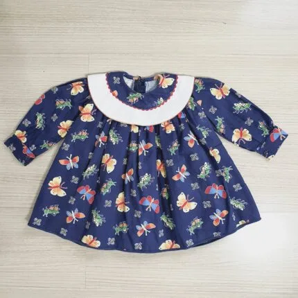 Vestidinho Bebê Vintage - tam 1 a 2 anos
