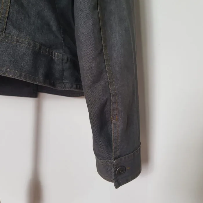 Jaqueta Jeans Tecido Fino - tam G - Imagem 5