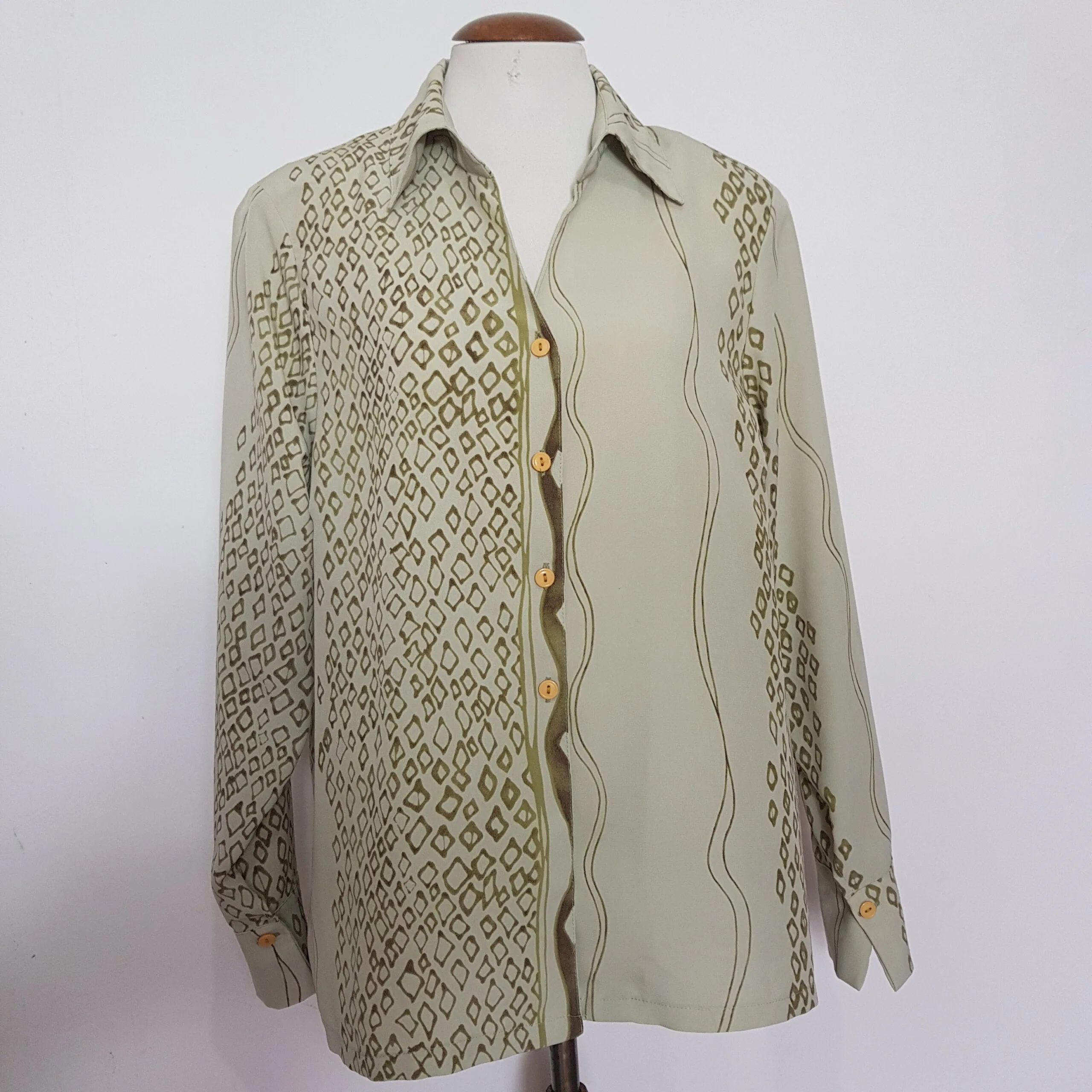 Camisa Vintage Verde - tam G - Imagem 1