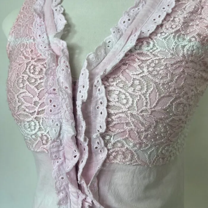 Blusa Rosa Algodão - tam P - Imagem 3