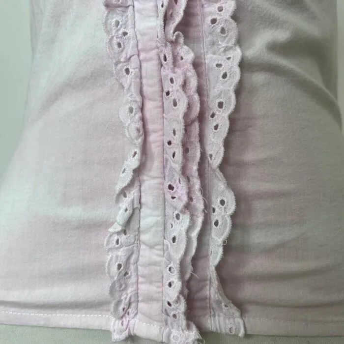 Blusa Rosa Algodão - tam P - Imagem 4