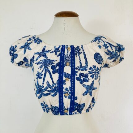 Blusa Ciganinha Cropped - tam P