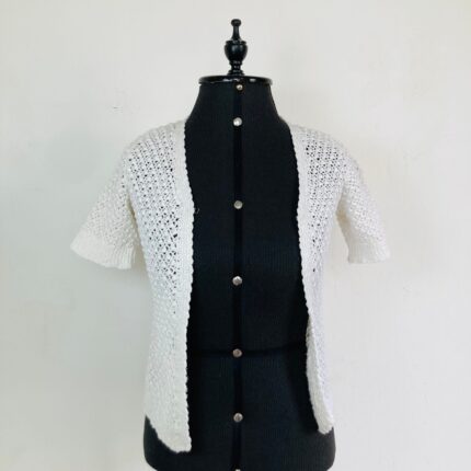 Blusa-Boléro em Crochê - tam P