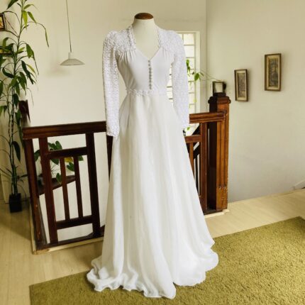 Vestido de Noiva Vintage - tam P