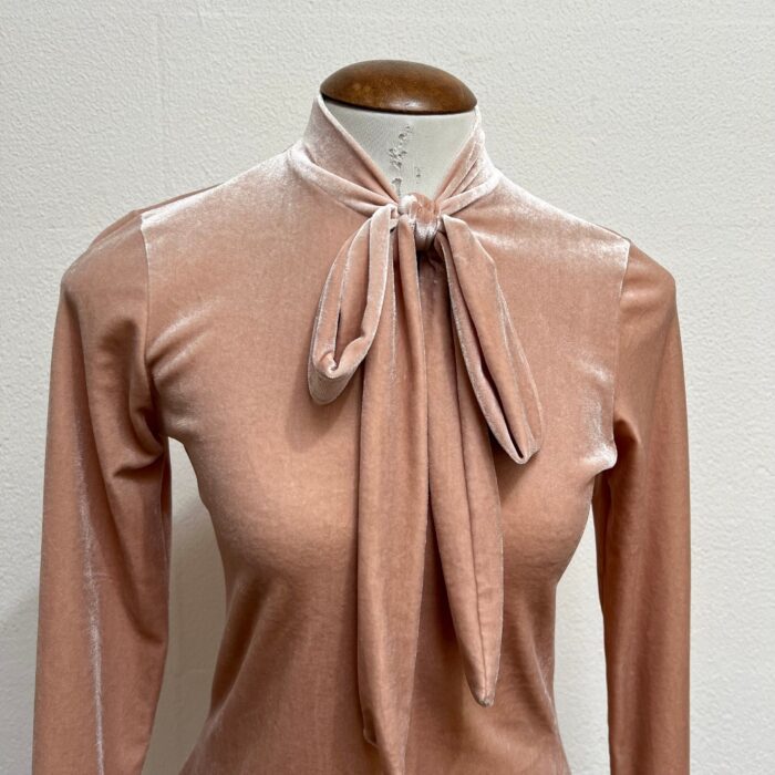 Blusa de veludo Salmão - Tam P - Imagem 2