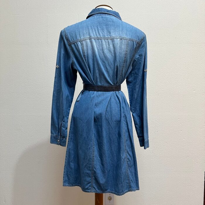 Chemise Jeans estilo vestido - Tam M - Imagem 5
