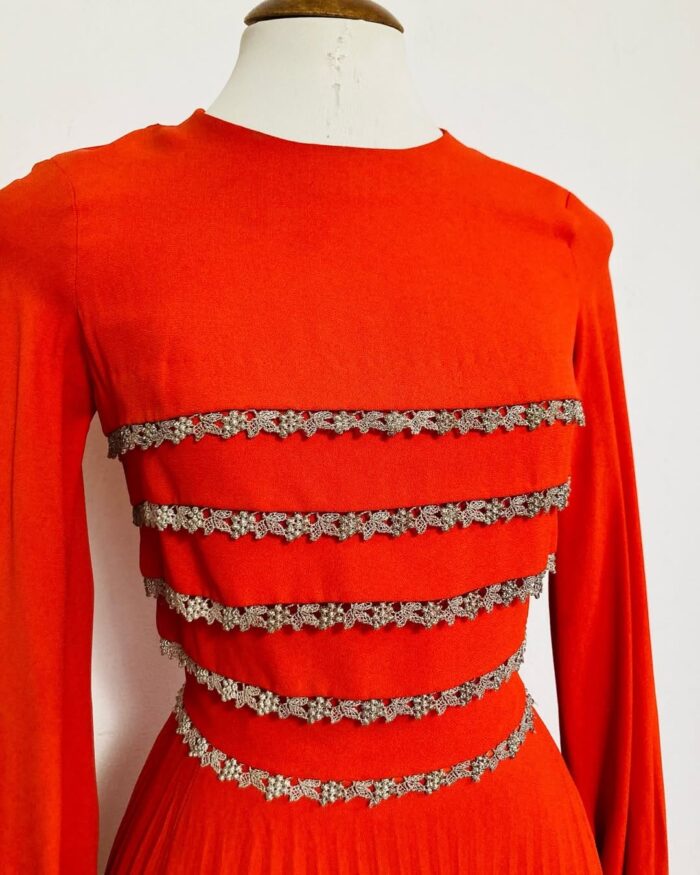 Vestido Vintage Anos 70 - Tam P - Imagem 2