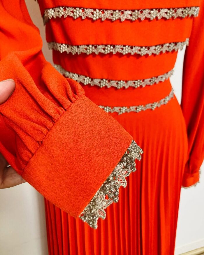 Vestido Vintage Anos 70 - Tam P - Imagem 3