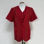 Blusa Vintage Vermelha - Tam M