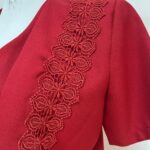 Blusa Vintage Vermelha - Tam M - Imagem 4