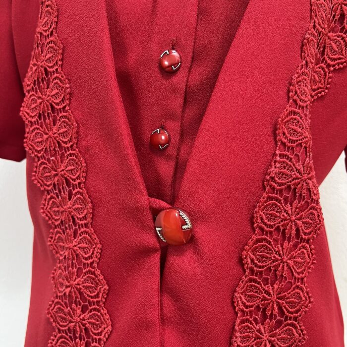 Blusa Vintage Vermelha - Tam M - Imagem 3