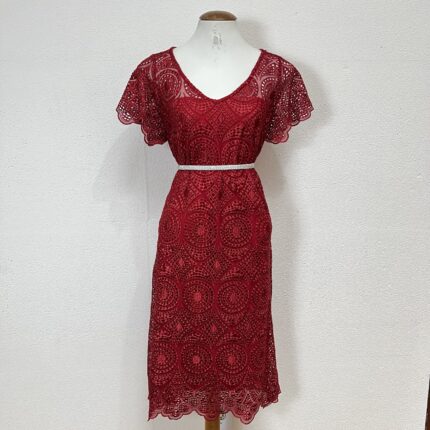 Vestido Vinho Midi – Tam M