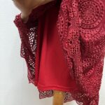 Vestido Vinho Midi - Tam M - Imagem 5