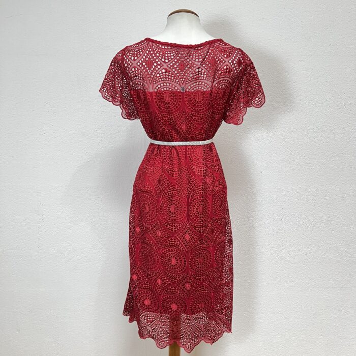 Vestido Vinho Midi - Tam M - Imagem 6