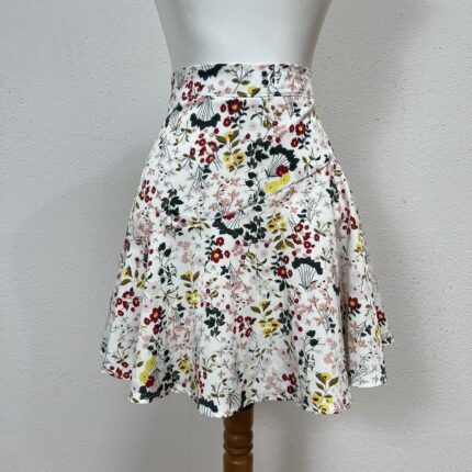 Saia Floral Evasê – Tam P