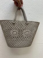 Cesta Sacola em Crochê de Praia - Imagem 3