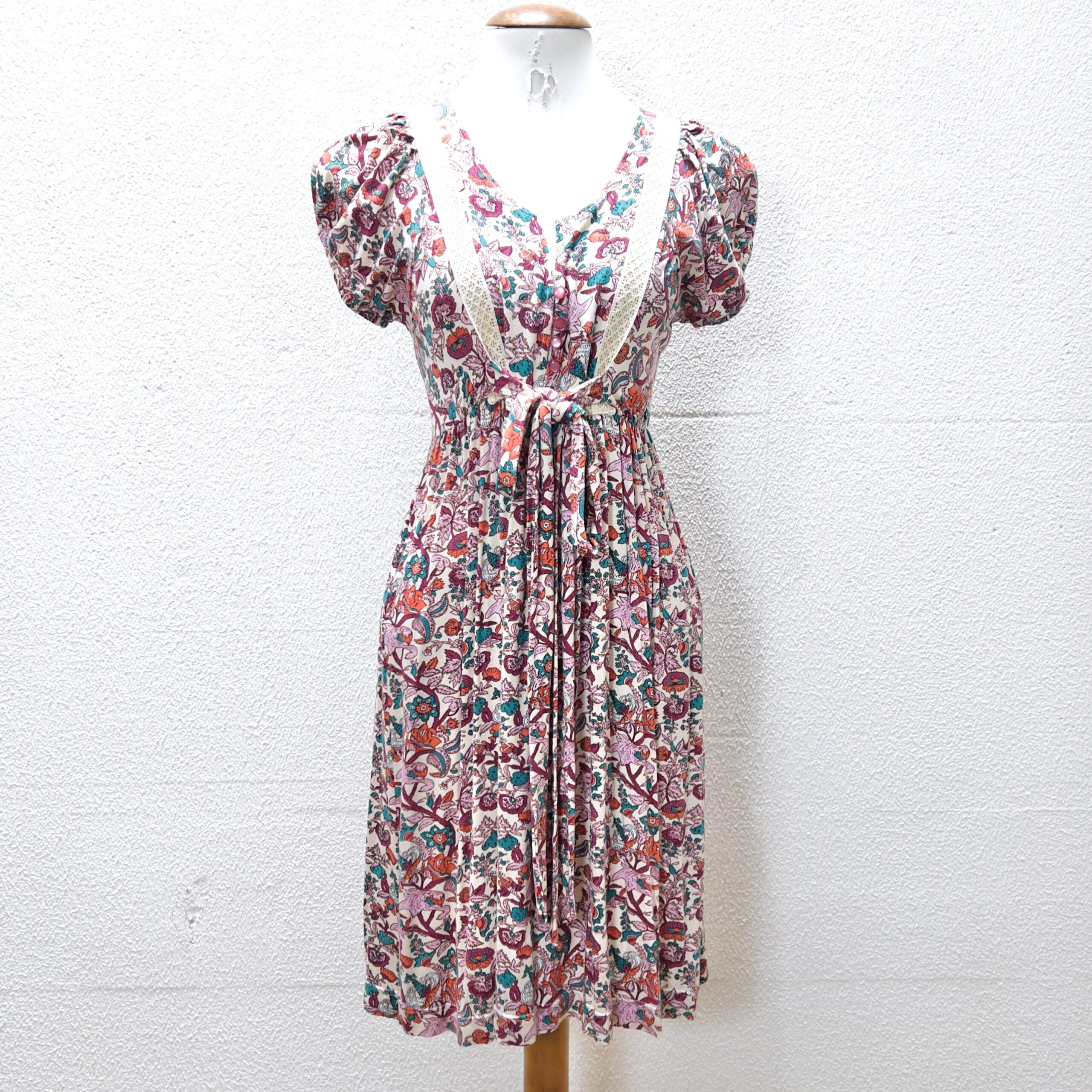 idg_20260119_155007_219 Vestido Floral com Rendas - Tam M - Imagem 1