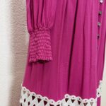 Vestido Rosa com Rendas - Tam M - Imagem 4