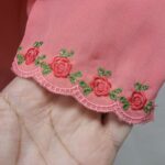 Blusa Rosa com Bordados - Tam G - Imagem 3