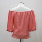 Blusa Rosa com Bordados - Tam G - Imagem 4