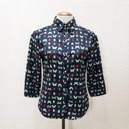 Camisa Preta Estampada – Tam P