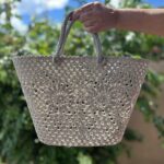 Cesta Sacola em Crochê de Praia