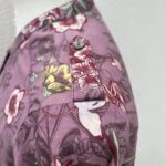 Camisa Floral Roxa - Tam G - Imagem 4