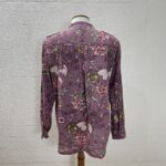 Camisa Floral Roxa - Tam G - Imagem 5