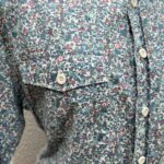 Camisa Azul Floral - Tam G - Imagem 3