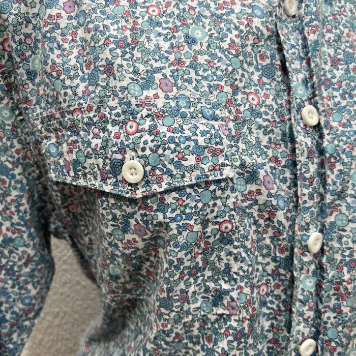 Camisa Azul Floral - Tam G - Imagem 3