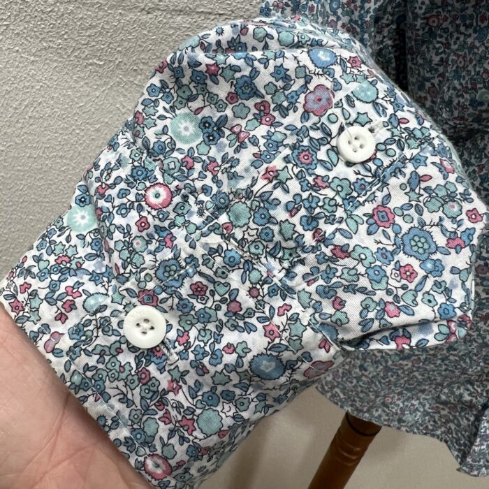 Camisa Azul Floral - Tam G - Imagem 4