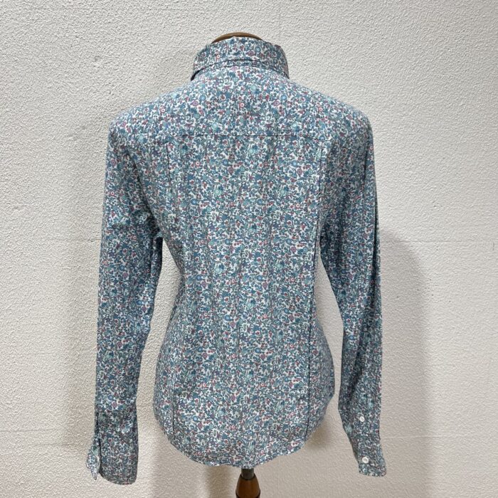 Camisa Azul Floral - Tam G - Imagem 5