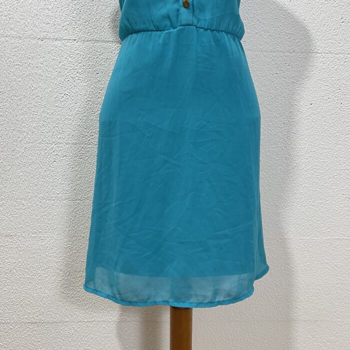 Vestido Azul com Rendas - Tam M - Imagem 4