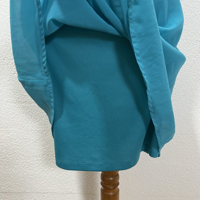 Vestido Azul com Rendas - Tam M - Imagem 5