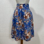 Saia Floral Azul - Tam PP/P - Imagem 4