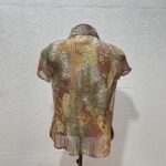 Camisa Marrom com Glitter - Tam M - Imagem 6