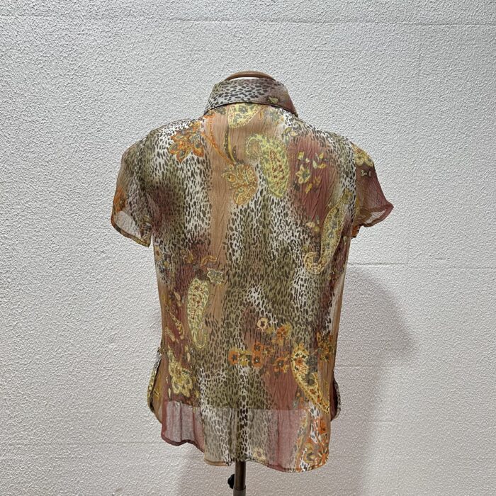 Camisa Marrom com Glitter - Tam M - Imagem 6