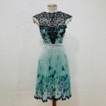 Vestido Saia Plissada - tam P