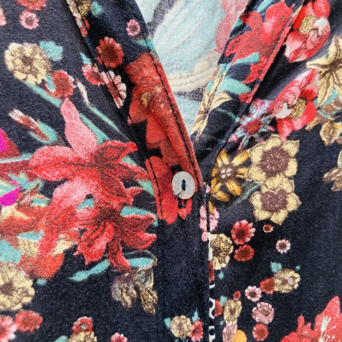 Camisa Floral - tam P - Imagem 3