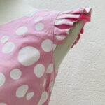 Vestido Rosa de Bolinhas - tam M - Imagem 4