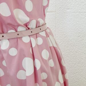 Vestido Rosa de Bolinhas - tam M - Imagem 7